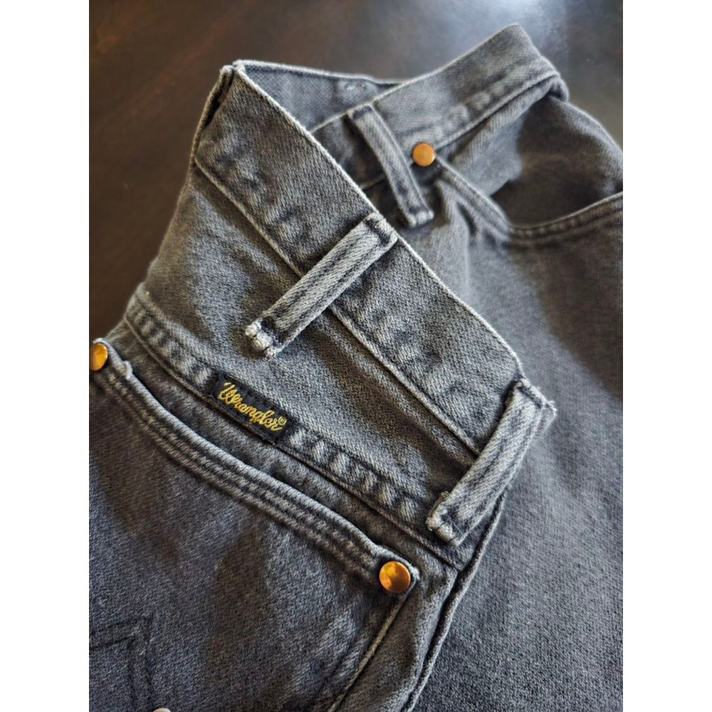 Women's Vintage 90s Grunge Wrangler Gray Wash Loose Straight Leg Jeans Size 28 - Picture 8 of 8